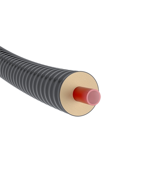 Pipes for hot water supply and heating networks